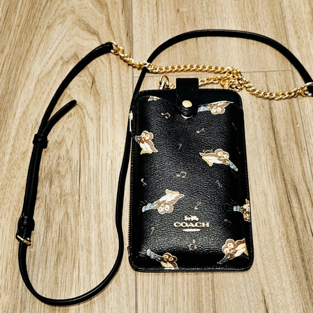 Coach penguin phone crossbody